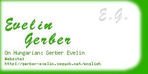 evelin gerber business card